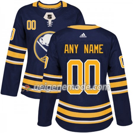Dame Eishockey Buffalo Sabres Custom Adidas 2017-2018 Marineblau Authentic